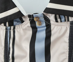 Julie Striped Halter Top
