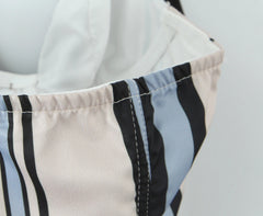 Julie Striped Halter Top