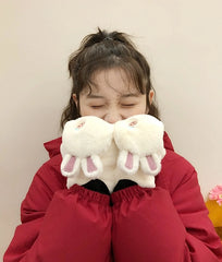 Wonyoung Bunny Plush Mittens