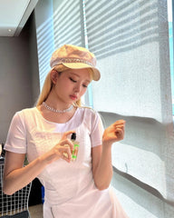 Rei Canvas Chained Beret Hat