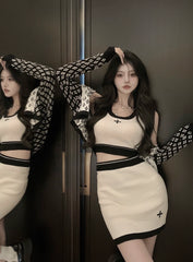 Giselle Cross Knit Top