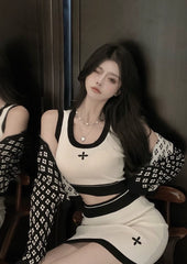 Giselle Cross Knit Top