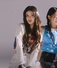 Danielle Ivory Flower Embroidered Cardigan