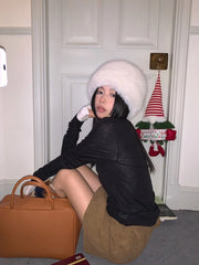 Eunchae Furry Dome Hat