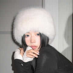 Eunchae Furry Dome Hat