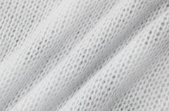 Minju White Graphic Jersey Sweater