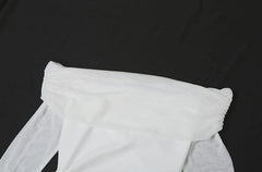 Karina Mesh Tassel Top