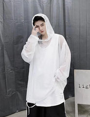 Bang Chan Oversized Net Hoodie