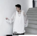 Bang Chan Oversized Net Hoodie