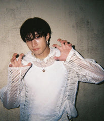 Bang Chan Oversized Net Hoodie