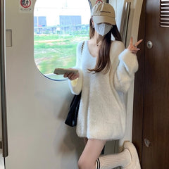 Chiquita Soft Knit V-Neck Sweater