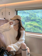 Chiquita Soft Knit V-Neck Sweater