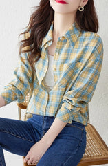 Bang Chan Plaid Shirt