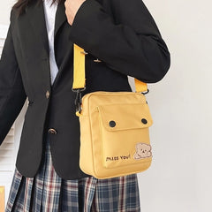 Jisung Bear Patch Bag