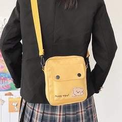 Jisung Bear Patch Bag