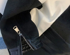 Yeonjun Leather Biker Jacket