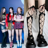 Asa Wide Fishnet Lace Stockings