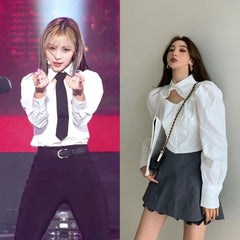 Ryujin White Cut-Out Top