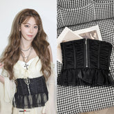 Sakura Lace Tube Top