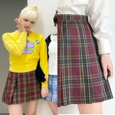 Liz Plaid School Skirt
