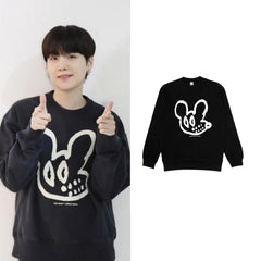 Suga Cartoon Mouse Sweatshirt