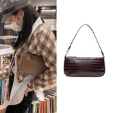 Jennie Crocodile Leather Bag