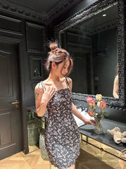 Ahyeon Tie Strap Floral Dress