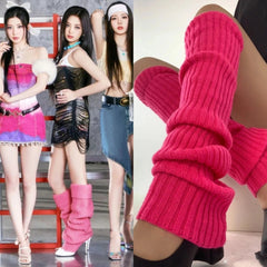 Ahyeon Ribbed Knit Leg Warmers