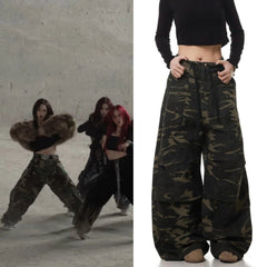 Karina Camouflage Drawstring Pants