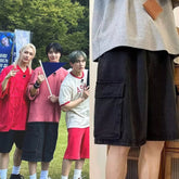 Jeongin Oversized Denim Shorts