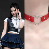 Ruka Heart Choker Necklace