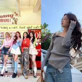 Yuna Grey Lace Shoulder Top