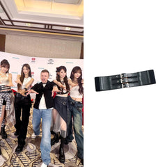 Chaewon Triple Buckle Belt