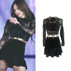 Jennie Lace Top & Skirt Set