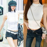 Asa Mock-Neck Tank Top