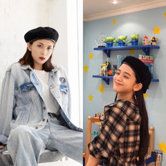 Jisoo Black Beret