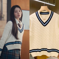 Rora Cable Knit Pattern Sweater