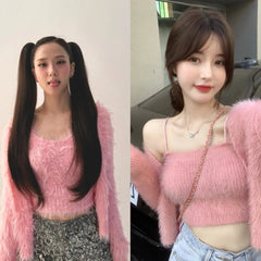 Jisoo Mohair Cardigan Set