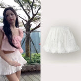 Ahyeon Mini Bows Croquette Skirt