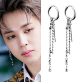 Jimin Silver ChimChim “IDOL” Earrings