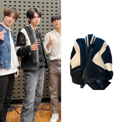 Yeonjun Leather Biker Jacket