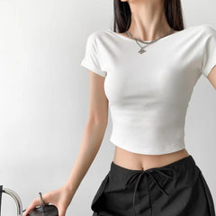 Ahyeon Slim Fit Crop Top
