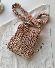 Moka Ruched Crossbody Bag