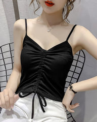 Ryujin Drawstring Crop Top