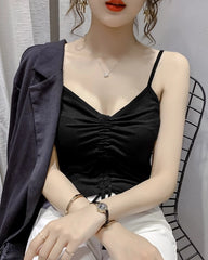 Ryujin Drawstring Crop Top