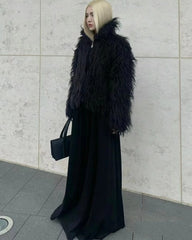 Jin Black Faux Fur Jacket