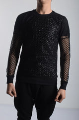 J-Hope Noir Fishnet Top