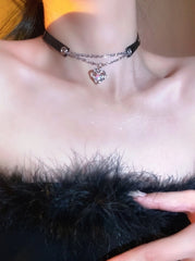 Ryujin Black Heart Chain Choker