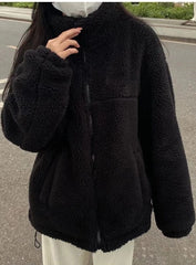 Jin Plush Zipper Jacket