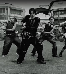 Black Ripped Pattern Knitted Sweater | J-Hope – BTS